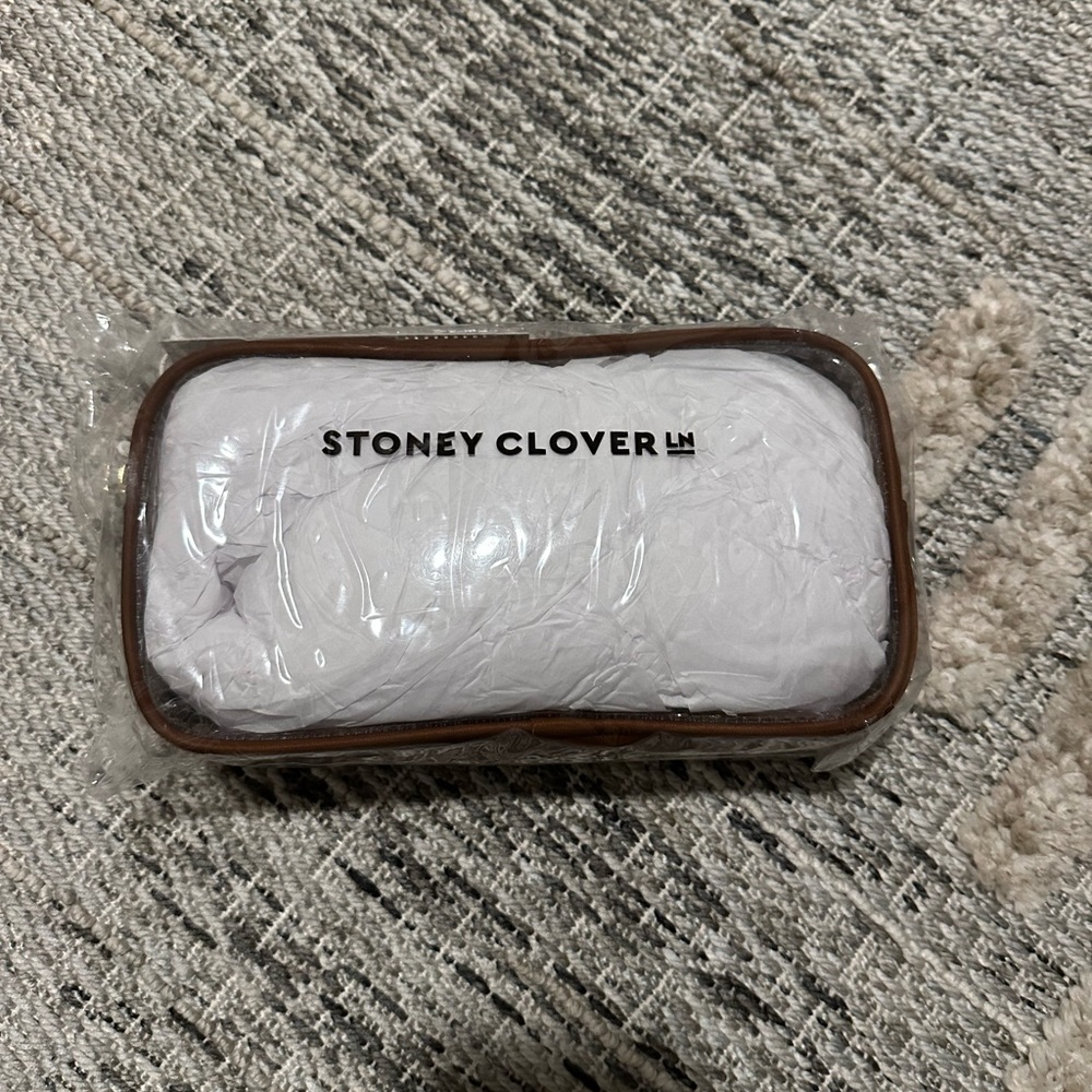 Stoney clover lane small clear front pouch chocolate